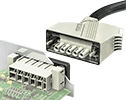 Прямоугольные соединители. Приборные соединители с модульной контактной системой для линий передачи сигналов и энергии, в том числе на основе оптоволоконных кабелей. (PLUSCON device) Phoenix Contact